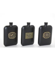 Periboia Paslanmaz Çelik Kabartmalı Tekli 6 Oz Matara (Karışık)