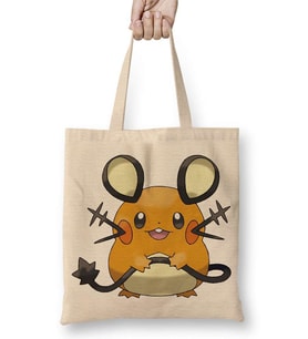 Pokemon Go Pikachu Dedenne Bez Çanta Uzun Saplı