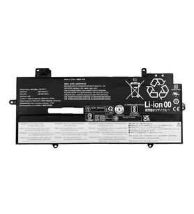 Lenovo ThinkPad X1 Carbon Gen 10 ile Uyumlu Notebook Batarya Pili (Siyah)