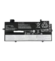 Lenovo ThinkPad X1 Carbon Gen 10 ile Uyumlu Notebook Batarya Pili (Siyah)
