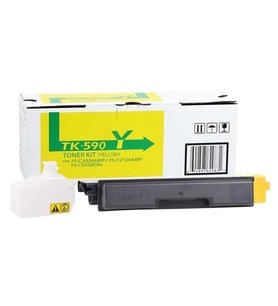 Tonersepeti Kyocera Mita TK-590 Muadil Sarı Toner