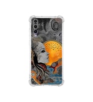 PrintiFy Huawei P20pro ile Uyumlu Simya Serisi Mozaik Tanrıça Tasarımlı Uv Baskılı Köşe Korumalı Antişok Kılıf