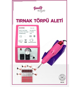 Protez Tırnak Freze Makinesi Manikür Pedikür Tırnak Törpü Cihazı Elektrikli 6 Başlık