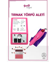 Protez Tırnak Freze Makinesi Manikür Pedikür Tırnak Törpü Cihazı Elektrikli 6 Başlık