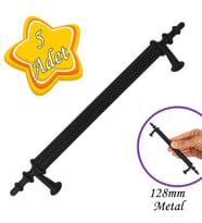 5 Adet Erciyes kulp Siyah 128 mm Kulp Mobilya Mutfak Dolabı Çekmece Dolap Kapak Kulpu Kulbu Metal Kulpları