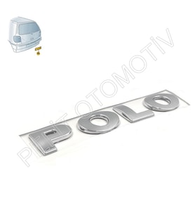 Polo (2000-2010) Bagaj Kapak Polo Yazı 6N0853687H