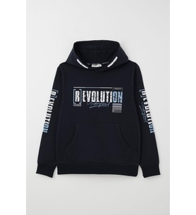 Breeze Erkek Çocuk Sweatshirt Kapüşonlu Kanguru Cepli 9-16 Yaş, Lacivert