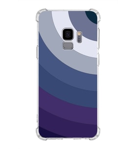 Samsung Galaxy S9  Köşe Korumalı Antişok Kapak Renk Cümbüşü Tasarımlı  Silikon Kılıf (Şeffaf)