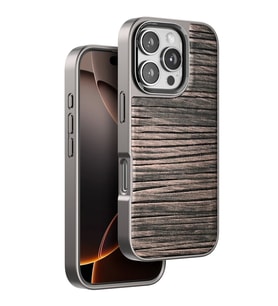 Venco Apple iPhone 16 Pro Wave Kapak - Kahverengi