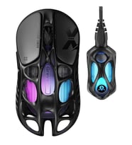 GravaStar Mercury XPro RGB 32.000 DPI Optik Gaming Mouse+8K Dongle, Kablosuz, Galaxy Black