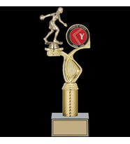 ODAK KUPA - Figürlü Kupalar - Bowling Kadın Figürlü Kupalar FG-015 C - 34 cm