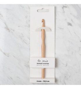 La Mia Whitewood 6 Mm 15.5 Cm Ahşap Yün Tığ