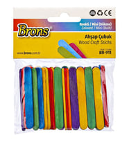 Brons Ahşap Çubuk Renkli Mini BR-911 