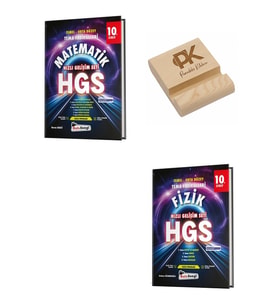 KafaDengi 10. Sınıf HGS Matematik ve Fizik Tema Fasikülleri + Telefon Standı