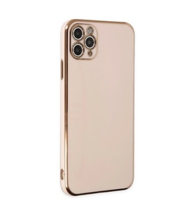 Apple iPhone 11 Pro Max Kılıf Volet Silikon - Pembe
