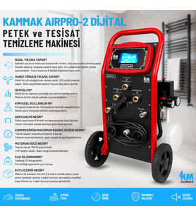 Kammak AirPro-2 Dijital Petek Temizleme Makinesi