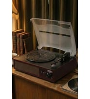 Midex Mtx-303 Nostaljik Pikap Plak Çalar (Şarjlı Bluetooth Aux Hoparlörlü 3 Devir) İğne Dahil