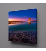 MASMAVİ DENİZ KANVAS TABLO 30x30cm (Karışık)