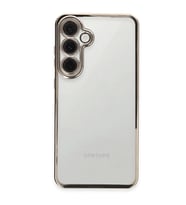 Samsung Galaxy S24 Fe Kılıf Razer Lensli Silikon - Titanyum Gri