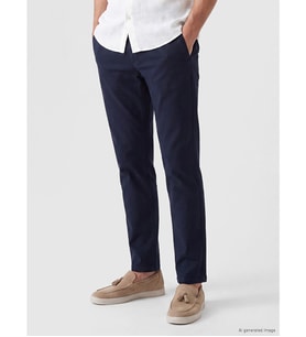 LCWAIKIKI Classic Lacivert Dar Kalıp Erkek Chino Pantolon
