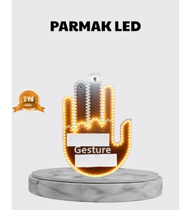 Mey İthalat® 176 Led’Li Amber Trafik Uyumlu Sinyal Işığı – El Hareketiyle