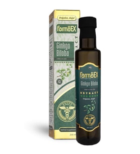 Farmaex Ginkgo Biloba Ekstraktı 250 ml Ginko Biloba Extract Ginkgo Sıvı Ekstresi