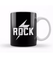 Rock Slogan Kupa Bardak Porselen