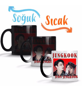 Jeon Jungkook Bts Sihirli Kupa Bardak Porselen