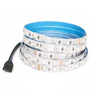 RGB LED Şerit Bant 5 Metre 12V 5050 SMD 60 LED/m IP20 İç Mekan Aydınlatma (Çok Renkli)