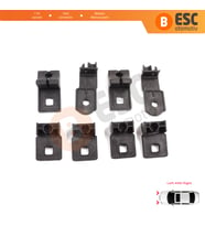 VW Crafter MK1 2E 2F 2006-2017 2E0998225 2E0998226 İçin Sağ Sol Ön Far Ayak Tamir Seti