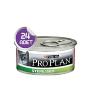 Proplan Sterilised Somonlu Kısırlaştırılmış Kedi Konservesi 85 Gr X 24 (Çok Renkli)