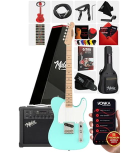 Midex TLX-50GR-25AMP Tele Kasa Maple Klavye 2 Single-Coil 25W Amfili Elektro Gitar