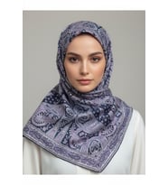 Lady Coco Dijital Baskı Royan Eşarp Desen 1 Renk 11