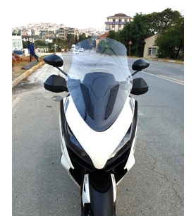 MOTOCAM Zontes ZT 250 T-E Ön Cam 2023-2026 Model 73cm Şeffaf Renkli 4mm