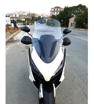 MOTOCAM Zontes ZT 250 T-E Ön Cam 2023-2026 Model 73cm Şeffaf Renkli 4mm
