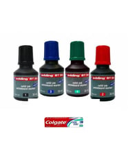 Bt30 Tahta Kalemi Mürekkebi 30ml- 2 şer Adet Siyah,Mavi,Kırmızı,Yeşil-Colgate Diş Macunu Hediyeli