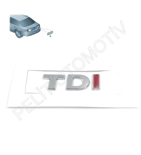 Jetta Bagaj Kapak TDI Yazı 1K9853675M 6RF853675B