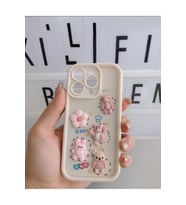 İphone 16 Pro Ayıcık Desen Kılıf Modeli