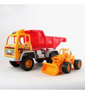 40 CM Uçar  Hediyeli Kamyon 3027 (Kırmızı)