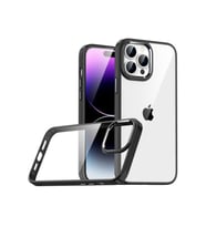 Apple iPhone 14 Pro Uyumlu Kılıf Zore Flora Kapak (Siyah)