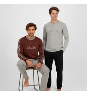 Erkek Pamuklu 2 Adet 2'li Pijama Takımı BB2228