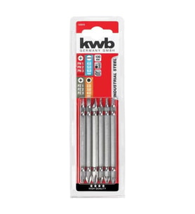 KWB Çift Taraflı Bits Uç 100 mm 6 Parça (EİNHEL.49120910)