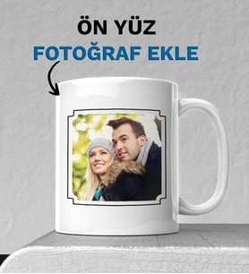 A Kalite Kişiye Özel Porselen Baskılı Kupa Bardak - Fotoğraflı Kupa - İsimli Kupa