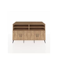 Kronos Konsol 6 Raflı 4 Kapaklı 176x59x99 Çam-Çam/Aytaşı