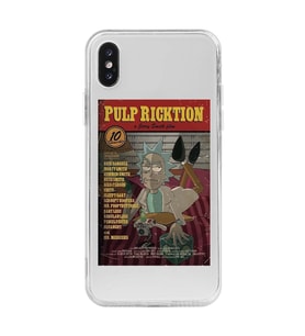 Iphone X ve XS Uyumlu Pulp Ricktion Tasarımlı Şeffaf Telefon Kılıfı