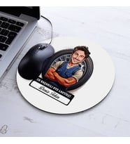 Kişiye Özel Hediye Karikatürlü En Başarılı Oto Lastikçi Mousepad