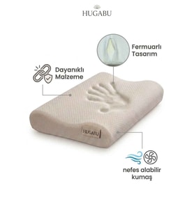 Ergonomik Visco Hafızalı Boyun Destek Yastığı