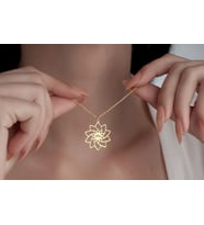 Lotus Çakra Kolye, Meditasyon Kolye, Yoga Sevgilisine Hediye
