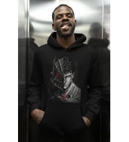 Berserk Guts Baskılı Unisex Oversize Anime Hoodie