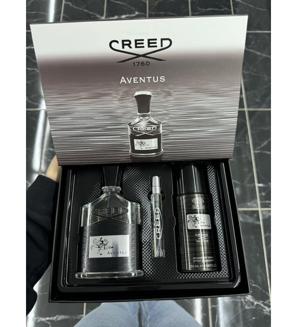 Creed Aventus Yüksek Kalıcılıklı (EDP) Parfüm Erkek Hediyelik Set 3'lü